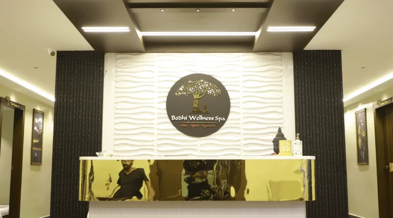 Relaxing spa massage therapy with calming ambiance and holistic wellness experience